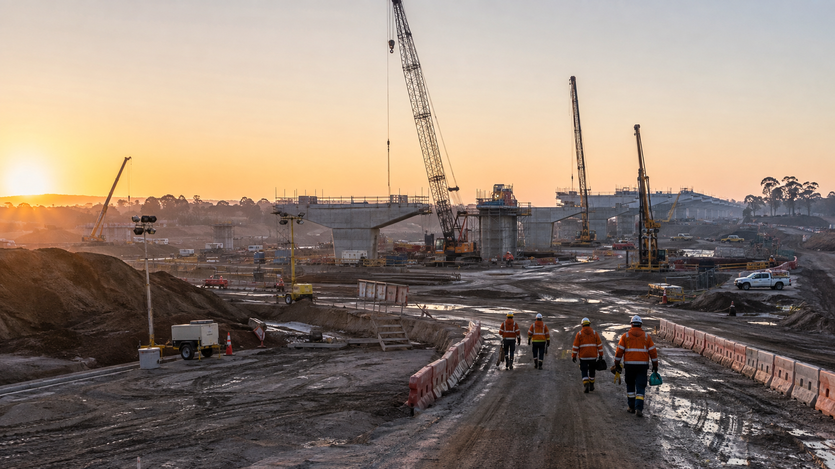 Illustrative infrastructure and construction environment