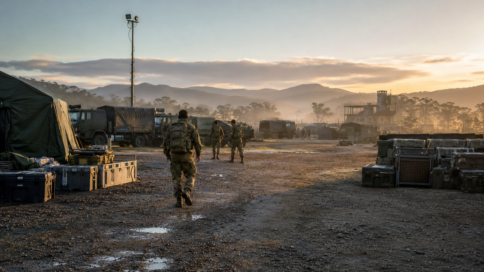 Illustrative field setting representing a Defence operating environment