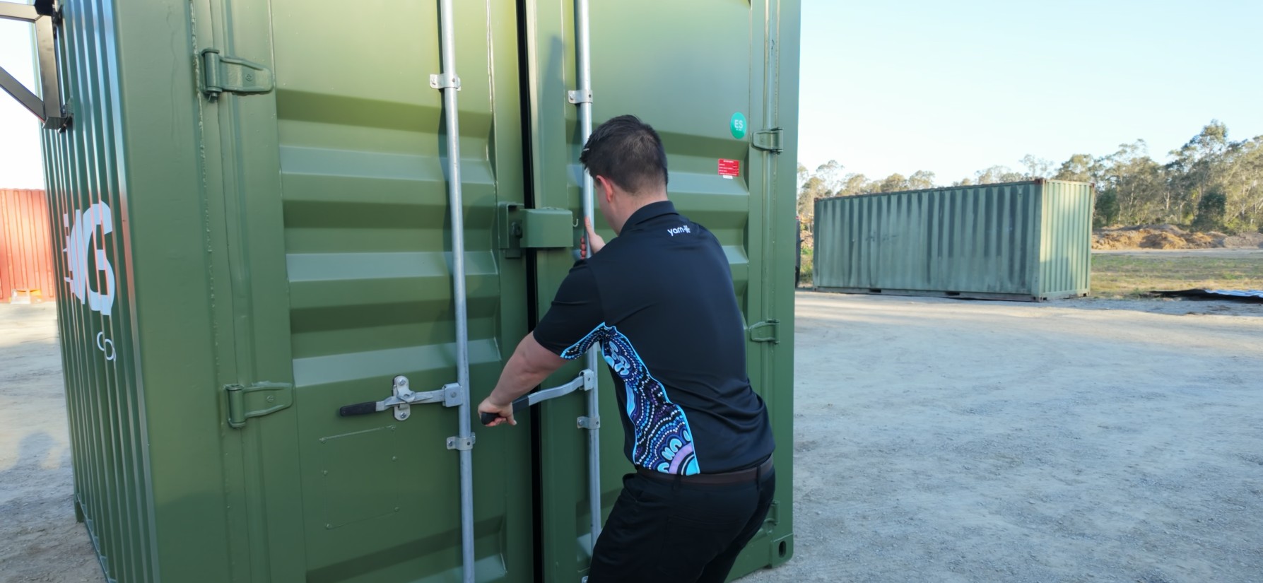 FORCES team member closing a Rapid system after inspection